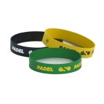 Killer Deals Debossed "padel" Silicone Wristband Bracelet- 3 Pack - Best Bargains Online