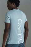 Mesh Inset Active T-Shirt - XL Blue