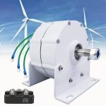 Permanent Magnet Generator 12V 24V 48V 220V Low Rpm Permanent Magnet Alternator With Rectifier Pmg 3 Phase Generator For Wind Tu
