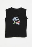 PoP Candy Printed Vest - Black