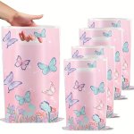 10PCS Pvc Butterfly Goodie Bags Universal Party Favor Gift Bags For Wedding Birthday Outdoor Celebrations Decorative Butterfly-t