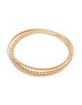 Goldair Gold Twisted Russian Bangle