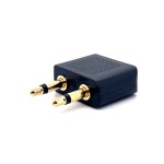 Cyberdyne CZK-906 3.5MM Mono Male X 2 Aircraft Audio Adaptor