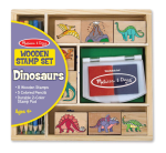 Melissa Dinosaur Wooden Stamp Set