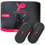 Yo Audio Bluetooth Intercom Headset For Outdoor Adventure Sports - 2000FT+ Range For Snowboarding Skiing Motorcycling Horseback 