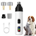 Silent Groom Pro Nail Grinder Ultra Quiet Dog Nail Grinder Rechargeable USB Charging Electric Silent Nail Trimmer For Dogs Cats