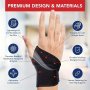 1PC Versatile Adjustable Wrist Brace - Enhanced Comfort & Compression - Ideal For Exercise Support In Fitness & Weightlifting Ambidextrous Wrist Stabilizer For Men & Women