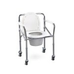Commode Chair With Locking Castors
