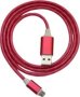 Larry& 39 S LED Auto-off Micro-usb Cable Pink