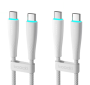 - Type C To Lightning Cable With Indicator Lights - 2M - 2 Pack