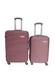 Smte 2 Piece Hard Outer Shell 22 Lnch And 25 Lnch Pink With Keychain