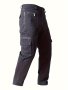 Men's 100% Cotton Solid Color Cargo Pants Multi-pockets Design Casual Comfy Outdoor Trousers As Gift