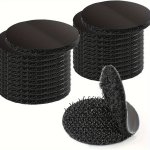 20 Pairs Of Super Strong Adhesive Hook And Loop Dots - 5.08 Cm Diameter Dual-sided Sticky Pads For Home Office & Diy Crafts