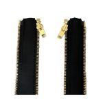 Wire Horse Hh Chap Zipper Insert Black Adds 2 Inches To Your Chaps Brass Ykk 10 Zipper Made In The Usa 32"