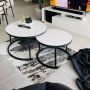 Round Nesting Coffee Tables Set Of 2