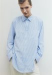 Cotton Shirt - Blue Striped