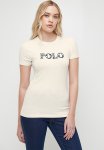 Polo Mila Short Sleeve Logo T-Shirt - Ecru