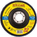 Tork Craft Flap Disc Zirconium 115MM 60 Grit Flat