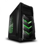 Raidmax Vortex V4 Window Gpu 390MM Atx Gaming Chassis Black And Green