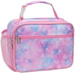 Brainybees Lunch Bag For Girls - Insulated Kids Lunch Box Reusable Girls Lunchbox With Water Bottle Holder Toddler Lunch Tote Ba