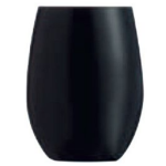 Hiball Glass C&s Primary Hiball Tumbler Black 360ML Set Of 6