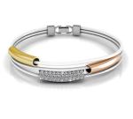DESTINY Natalia Bracelet - White Embellished With Swarovski Crystals