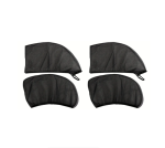 Sunshade Shade Block Outdoor Anti-mosquito Black Screen Cover 4PCS