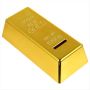Piggy Bank Money Box Plastic Bank Gold Bar Brick Money Box Case
