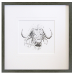 Wild Life Pencil Drawing 2 Art Framed Print 500 X 500