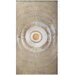 Goldair Gold Leaf Abstract 1 Print On Canvas 700 X 1400