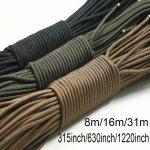 8 16 31 Meters 4MM 7 Stand Cores Tent Cord For Lanyard Picnic Camping Rope Clothesline Pet Leashes Diy Handmade