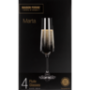 Marta Lead-free Crystal Flute Glasses 4-PACK