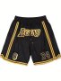 Men's Black Mamba 8 24 Basketball Shorts Retro Mesh Embroidered Stitched With Zipper Pockets Quick Dry Breathable Shorts For Men Size S-XXXL