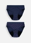 Cotton Rich Period Bikinis 2 Pack