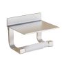 Toilet Paper Holders Space Aluminum Multi-function Storage Hooks Bathroom