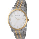 Two-toned Metal Strap White Dial Men's Watch HD1479S
