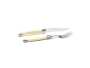 Laguiole By Andre Verdier Steak Knife & Fork Set 12-PIECE Ivory