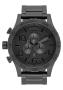 Nixon 51-30 Chrono Men's Watch - All Matte Black / Black