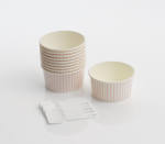 180ML Vintage Baby Pink Tub & Spoon - 10PK