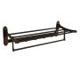 Antique Black & Gold Bathroom Shelf - Vintage Redstar