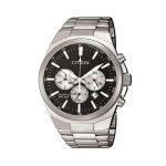 Gents Quartz Black Dial Chronograph Watch