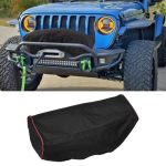 Winch Cover Heavy Duty 600D Oxford Fabric Waterproof Uv Tear Resistant Dust-proof Protective Cover For 8500-17500 Lbs Electric W