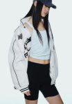 Motif-detail Padded Jacket - White & R Vez