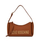 Bold Logo Shoulder Bag -brown