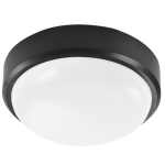 15W 4000K Pvc Bulkhead Black IP54