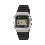 Casio Retro Silver Tone And Black Watch