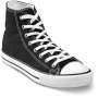 Unisex Retro High Top Canvas Sneaker – Black