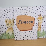 Canvas Set Navy Dotty Safari Set