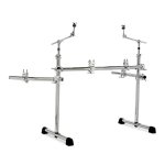 Chrome Series Curved Rack System With 2 Side Wings