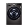 LG 8.5/5KG Washer Dryer Black Steel